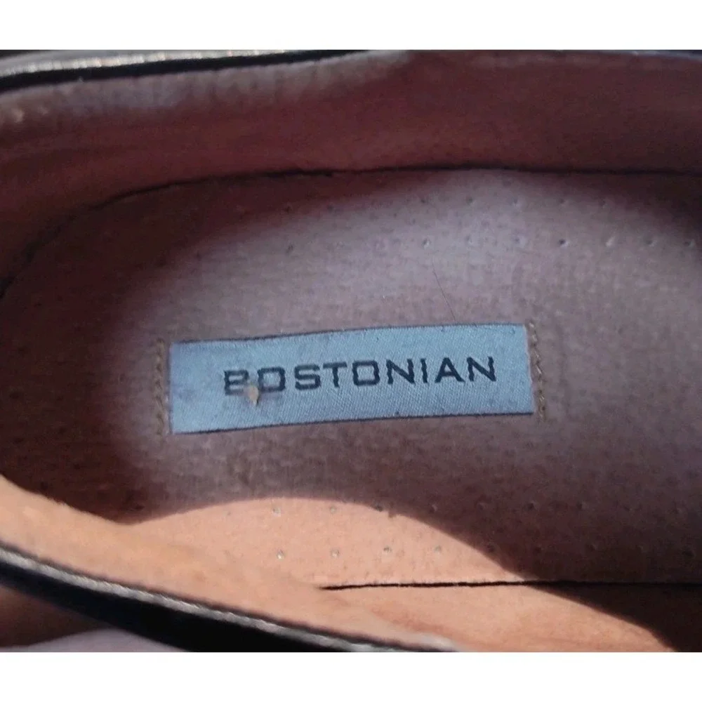 Bostonian Academy Mens Black Leather Split Toe Oxford Dress Shoes 10.5‎ M 28965